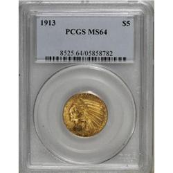 1913 $5 MS64 PCGS