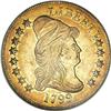 Image 1 : 1799 $10 Small Stars Obverse AU55 Details ANACS