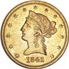 Image 1 : 1842 $10 Small Date AU58 NGC