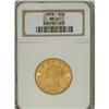 Image 1 : 1878 $10 MS61 NGC