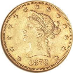 1879-O $10 XF45 NGC