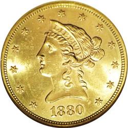 1880-S $10 MS63 NGC