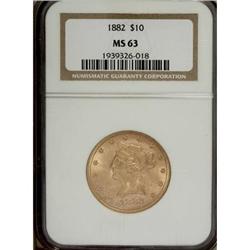 1882 $10 MS63 NGC