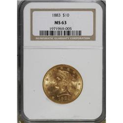 1883 $10 MS63 NGC