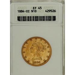 1884-CC $10 XF45 ANACS