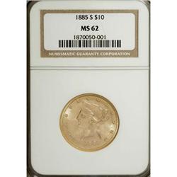 1885-S $10 MS62 NGC