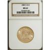 Image 1 : 1885-S $10 MS62 NGC