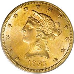 1885-S $10 MS63 PCGS