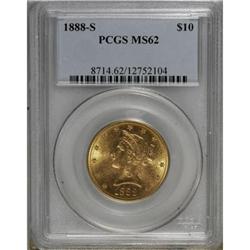 1888-S $10 MS62 PCGS