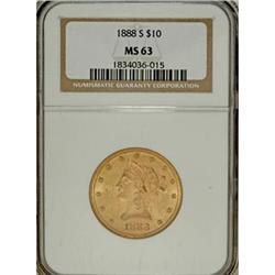 1888-S $10 MS63 NGC