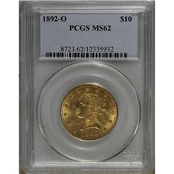 1892-O $10 MS62 PCGS