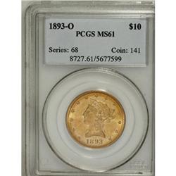 1893-O $10 MS61 PCGS