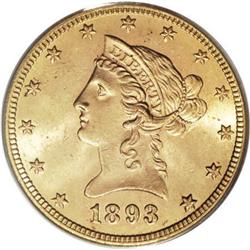 1893-S $10 MS63 PCGS