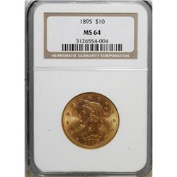 1895 $10 MS64 NGC
