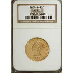 1901-S $10 MS64 NGC