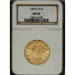 1903-O $10 MS62 NGC