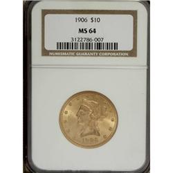 1906 $10 MS64 NGC