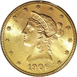 1906-S $10 MS63 PCGS