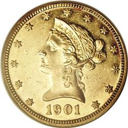 1901 $10 PR55 PCGS
