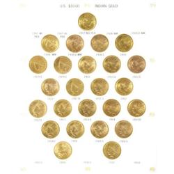 An Uncertified Partial Set of Indian Eagles