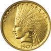 Image 1 : 1907 $10 No Periods MS63 NGC