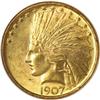 Image 1 : 1907 $10 No Periods MS63 NGC