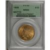 Image 1 : 1908 $10 Motto MS62 PCGS