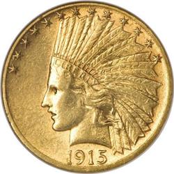 1915-S $10 AU58 NGC