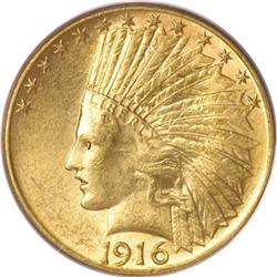 1916-S $10 MS62 PCGS