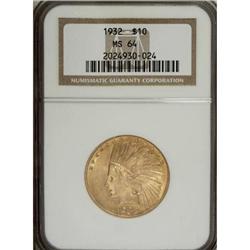1932 $10 MS64 NGC