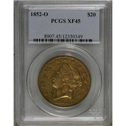 1852-O $20 XF45 PCGS