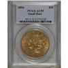Image 1 : 1854 $20 Small Date AU55 PCGS