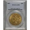 Image 1 : 1857 $20 AU58 PCGS