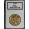 Image 1 : 1872 $20 AU55 NGC