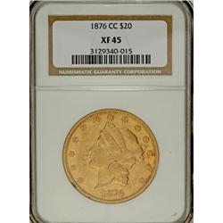 1876-CC $20 XF45 NGC