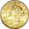 Image 1 : 1876-S $20 MS62 PCGS