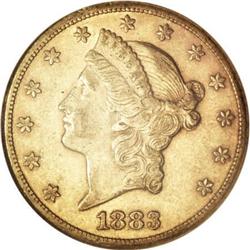 1883-CC $20 AU50 NGC