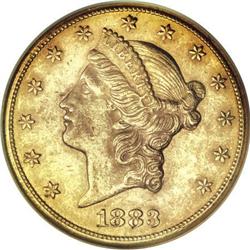 1883-CC $20 AU58 NGC