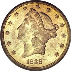 1888-S $20 MS63 PCGS