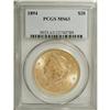 Image 1 : 1894 $20 MS63 PCGS