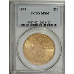 1895 $20 MS62 PCGS