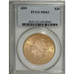 1899 $20 MS63 PCGS