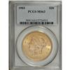 Image 1 : 1903 $20 MS63 PCGS
