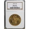 Image 1 : 1904 $20 MS64 Prooflike NGC