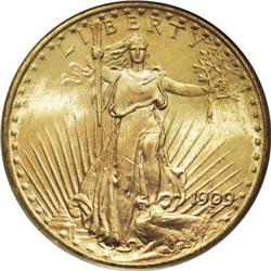 1909-S $20 MS65 PCGS