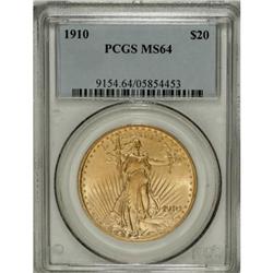 1910 $20 MS64 PCGS