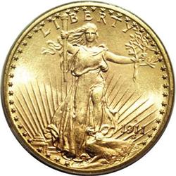 1911-D/D $20 RPM FS-501 MS66 PCGS