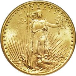 1912 $20 MS64 PCGS