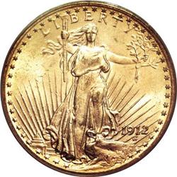 1912 $20 MS64 PCGS