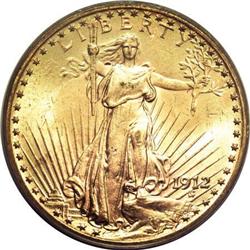 1912 $20 MS64 PCGS